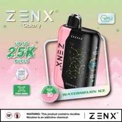 ZENX Galaxy 25000 Puffs 3D Starry Sky Curved Screen Disposable Vape – 28ML(Nic 5 %)