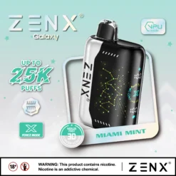 ZENX Galaxy 25000 Puffs 3D Starry Sky Curved Screen Disposable Vape – 28ML(Nic 5 %)