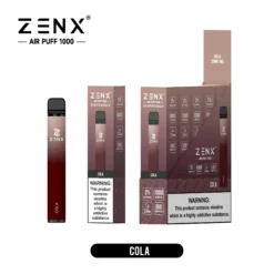 ZENX Air Puff 1000 Puffs Disposable Vape Pen - (Nic 2% 5 Vape/Box)