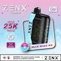 ZENX Galaxy 25000 Puffs 3D Starry Sky Curved Screen Disposable Vape – 28ML(Nic 5 %)