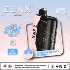 ZENX Galaxy 25000 Puffs 3D Starry Sky Curved Screen Disposable Vape – 28ML(Nic 5 %)